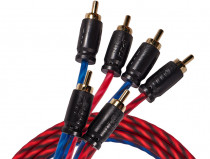Межблочный кабель Kicx Headshot RCA-24-150-SS 1.5м - 1